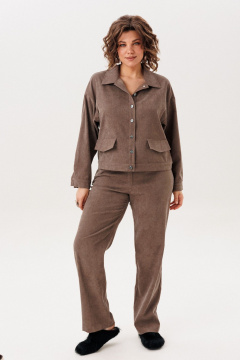 Брюки Anelli 1815 жареный-миндаль - фото 3