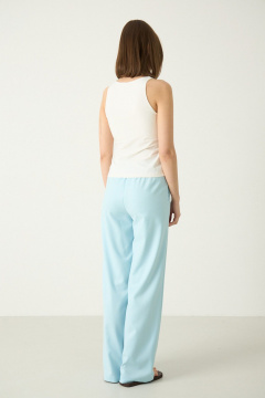 Брюки Luitui R2062 светло-голубой - фото 5