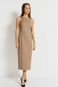 Платье Luitui R1077 бежевый - фото 1