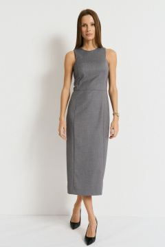 Платье Luitui R1077 серый - фото 1