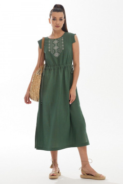 Платье Galean Style 894.2 хаки - фото 1