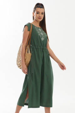 Платье Galean Style 894.2 хаки - фото 3