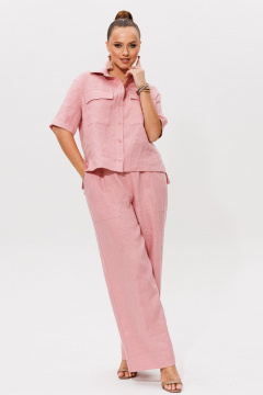 Брюки, рубашка Galean Style 982.1 розовый - фото 1