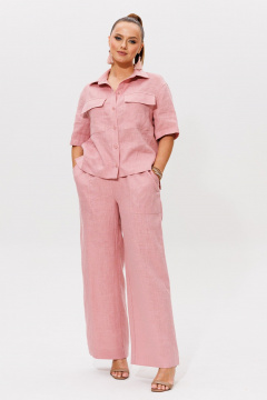 Брюки, рубашка Galean Style 982.1 розовый - фото 5