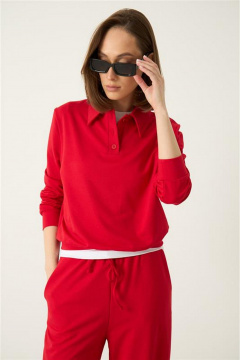 Джемпер Luitui R5073 красный - фото 1