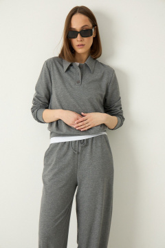 Джемпер Luitui R5073 серый - фото 1