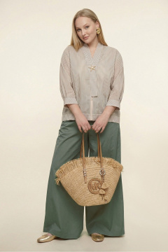 Блуза, брюки, брошь, топ Deesses 3163 - фото 1