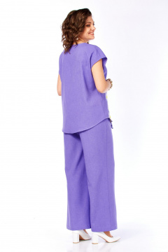 Блуза, брюки Grace for you 285 сиреневый - фото 5