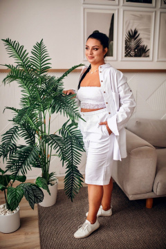 Шорты Dolce Forma BRK-BE-01 белый - фото 1