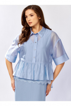 Блуза KaVaRi 4029.1 голубой - фото 2