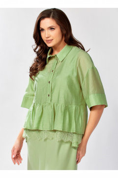 Блуза KaVaRi 4029.2 олива - фото 1