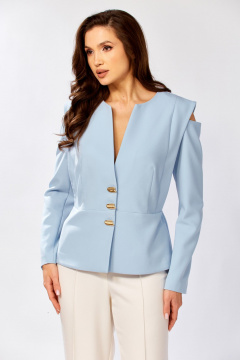 Жакет KaVaRi 6010.1 голубой - фото 2