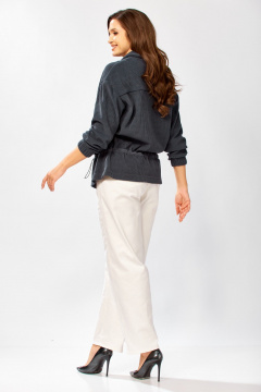 Бомбер KaVaRi 6011 темно-серый - фото 4