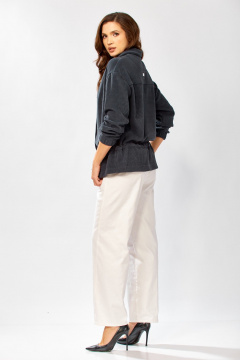 Бомбер KaVaRi 6011 темно-серый - фото 3