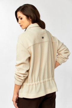 Бомбер KaVaRi 6011.1 молоко - фото 3