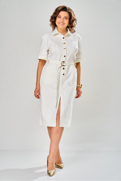 Платье KaVaRi 1147 белый - фото 1