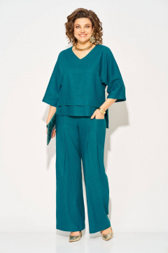 Брюки, туника Liliana 1526 морская_волна - фото 1