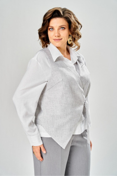 Жилет KaVaRi 5007 светло-розовый - фото 3