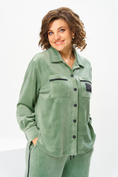 Брюки, жакет Romanovich Style 2-2857 оливковый - фото 5