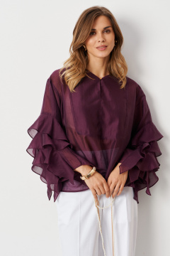 Блуза Панда 122240 баклажан - фото 1