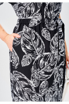 Платье Твой имидж 2388 черный_с_принтом - фото 3