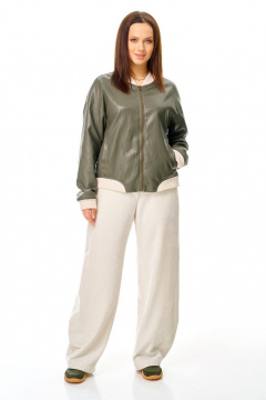 Бомбер AVE RARA 1073 хаки - фото 2