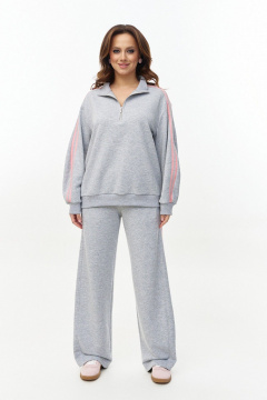 Джемпер AVE RARA 2262 серый-меланж - фото 4