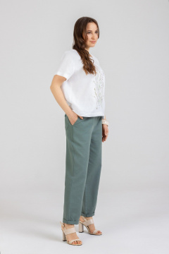 Брюки Mirolia 1155 олива - фото 2