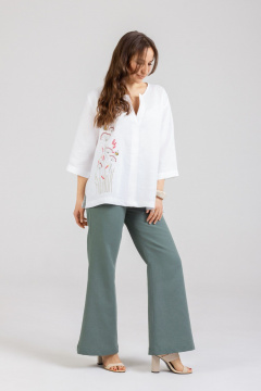 Брюки Mirolia 1257 олива - фото 3