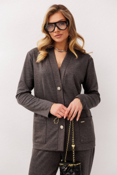 Брюки, кардиган Anastasia 1287 графит - фото 2