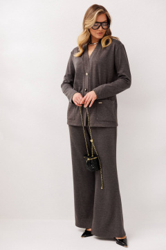 Брюки, кардиган Anastasia 1287 графит - фото 1