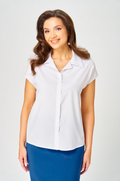 Блуза LeNata 12550 белый - фото 1