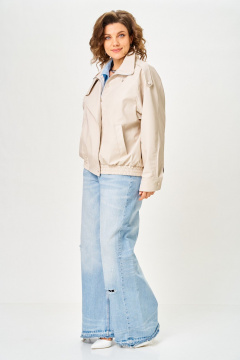 Куртка ANASTASIA MAK 1322 бежево-жемчужный - фото 4