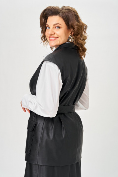 Жилет ANASTASIA MAK 1323 черный - фото 3