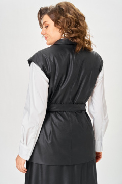 Жилет ANASTASIA MAK 1323 черный - фото 4