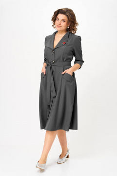 Платье Anastasia 1318.1 графит - фото 3