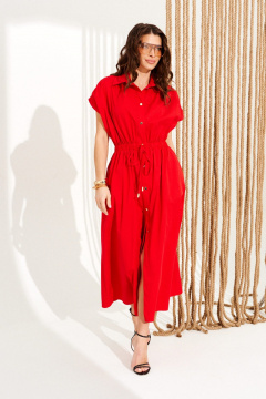 Платье ELLETTO 11138 красный - фото 2