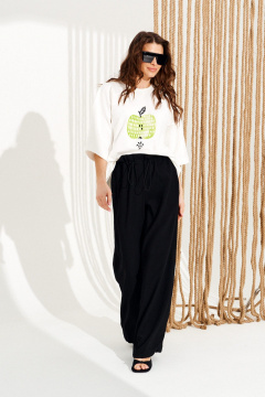 Брюки ELLETTO 12387 черный - фото 2