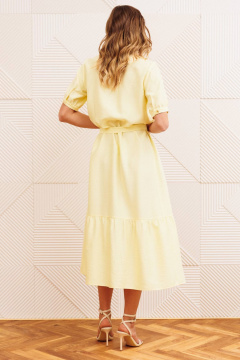 Платье Gizart 5126/2 сливочное масло - фото 5