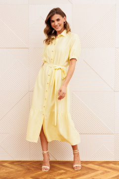 Платье Gizart 5126/2 сливочное масло - фото 2