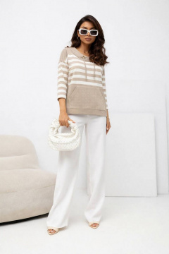 Блуза Nika.PL 0203302 бежевый - фото 1