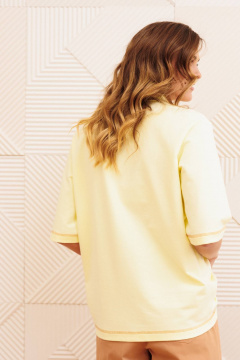 Брюки, джемпер Gizart 5383 сливочное масло, мокко мусс - фото 5