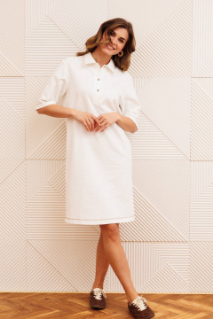 Платье Gizart 5394 молочный - фото 2