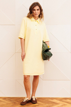 Платье Gizart 5394 сливочное масло - фото 1