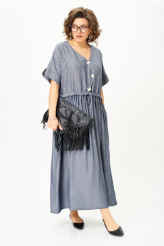 Платье Michel chic 2181 деним - фото 3