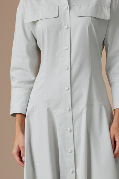 Платье N.O.W. 1673 cветло-серый - фото 4