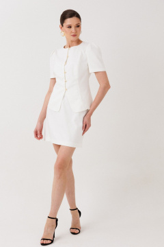 Юбка ERTANNO 1022 молочный - фото 3