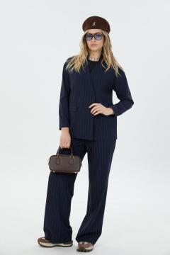 Брюки, жакет LM К178048 синяя_полоска - фото 2