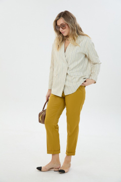 Брюки, жакет LM К1780145 полоска_льняная - фото 3