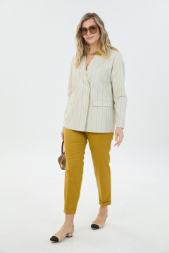 Брюки, жакет LM К1780145 полоска_льняная - фото 2